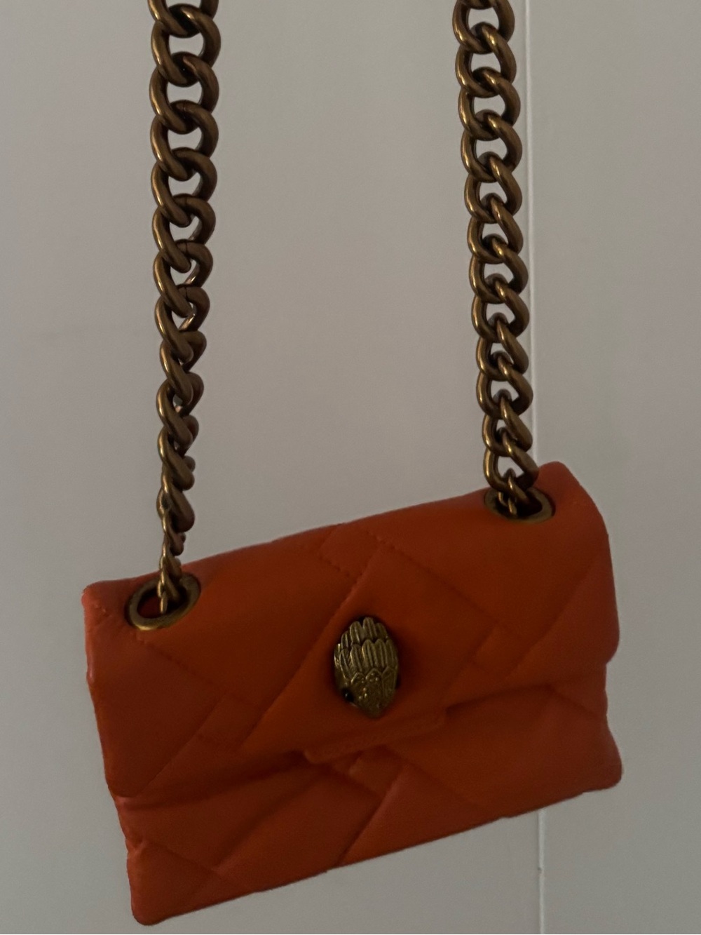 Kurt Geiger orange crossbody bag